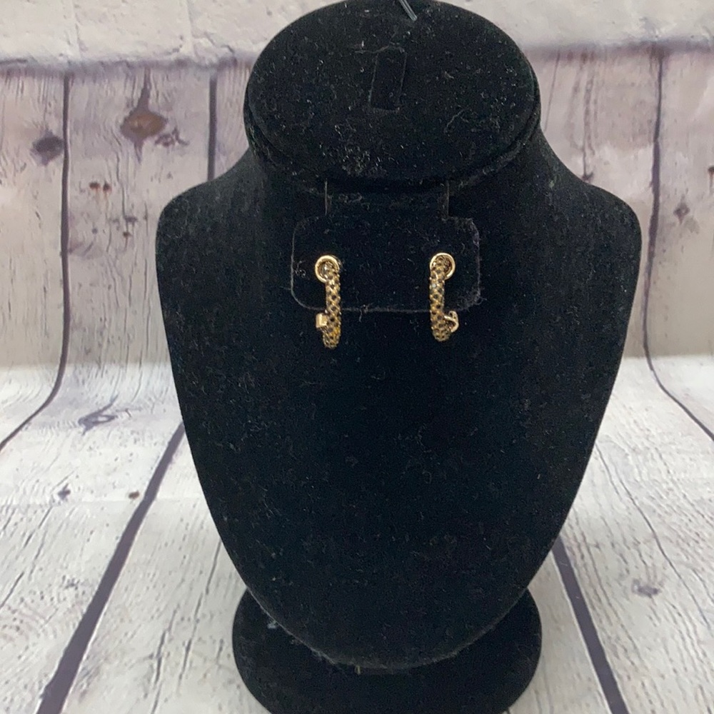 Guess gold hoop earrings